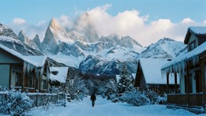 Snowy Serenity in El Chalten