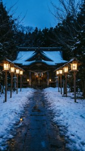 Snowy Shrine Path