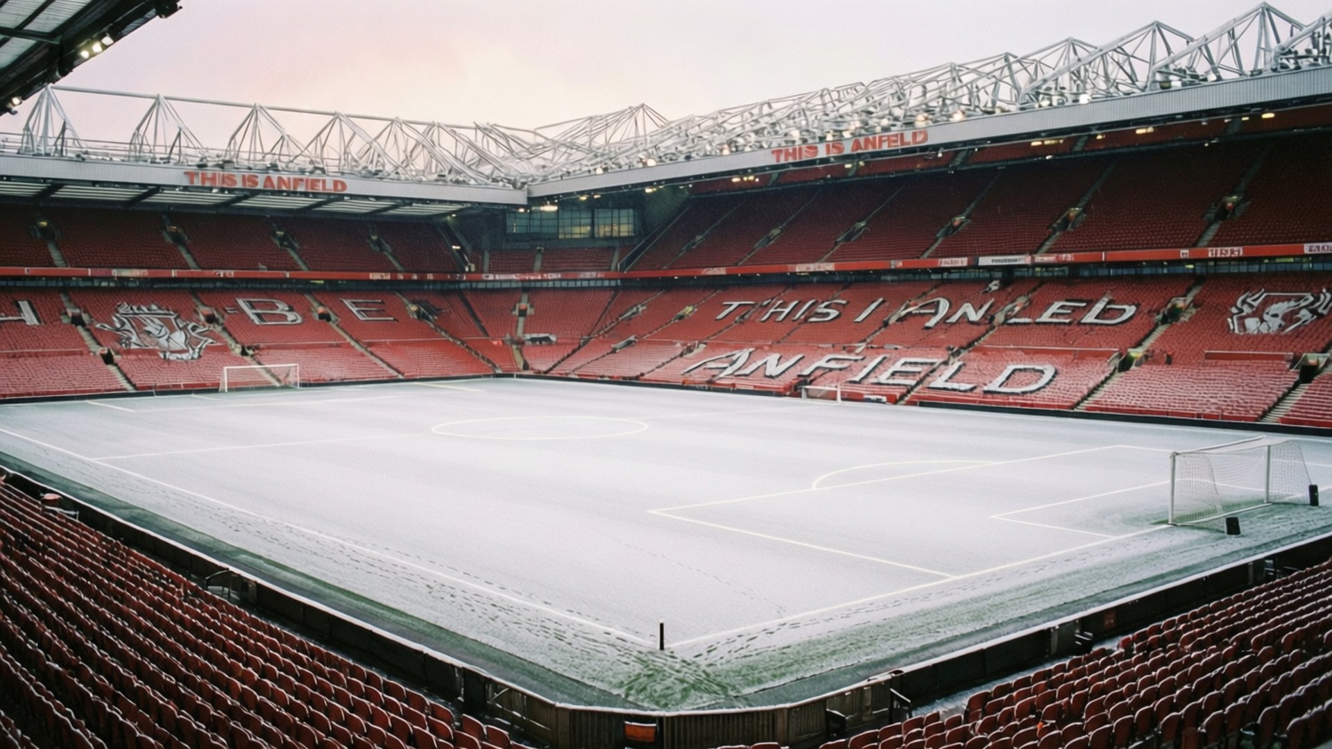 Snowy Silence at Anfield by Wallpapers.art Studio