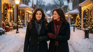 Snowy Stroll in Stars Hollow