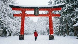 Snowy Torii Gate