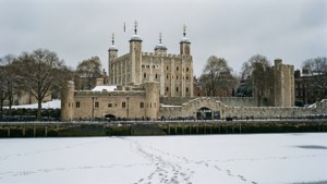 Snowy Tower of London