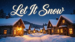 Snowy Village Elegance