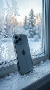 Snowy Windowsill iPhone