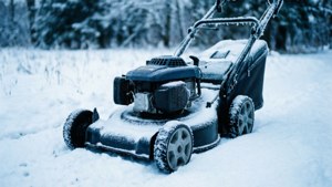 Snowy Winter Mower