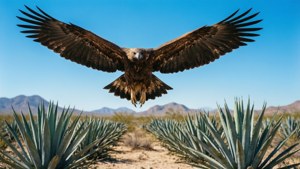 Soaring Over Desert