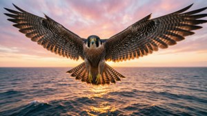 Soaring Over the Sea