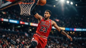 Soaring Slam Dunk