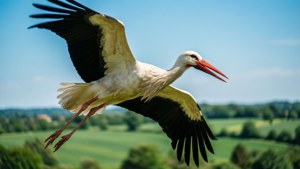 Soaring Stork