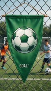 Soccer Goal Pennant