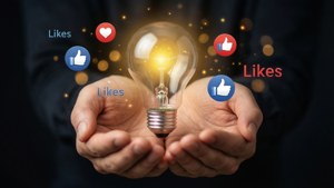 Social Media Lightbulb Idea