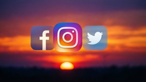 Social Media Sunset