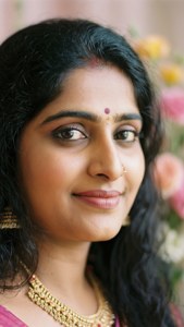 Soft Floral Portrait