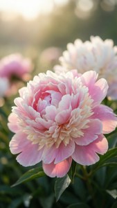 Soft Peony Sunrise
