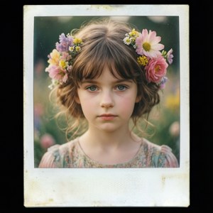 Soft Vintage Polaroid Girl