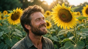 Sol Among Sunflowers