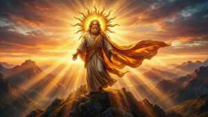 Sol the Sun God at Dawn