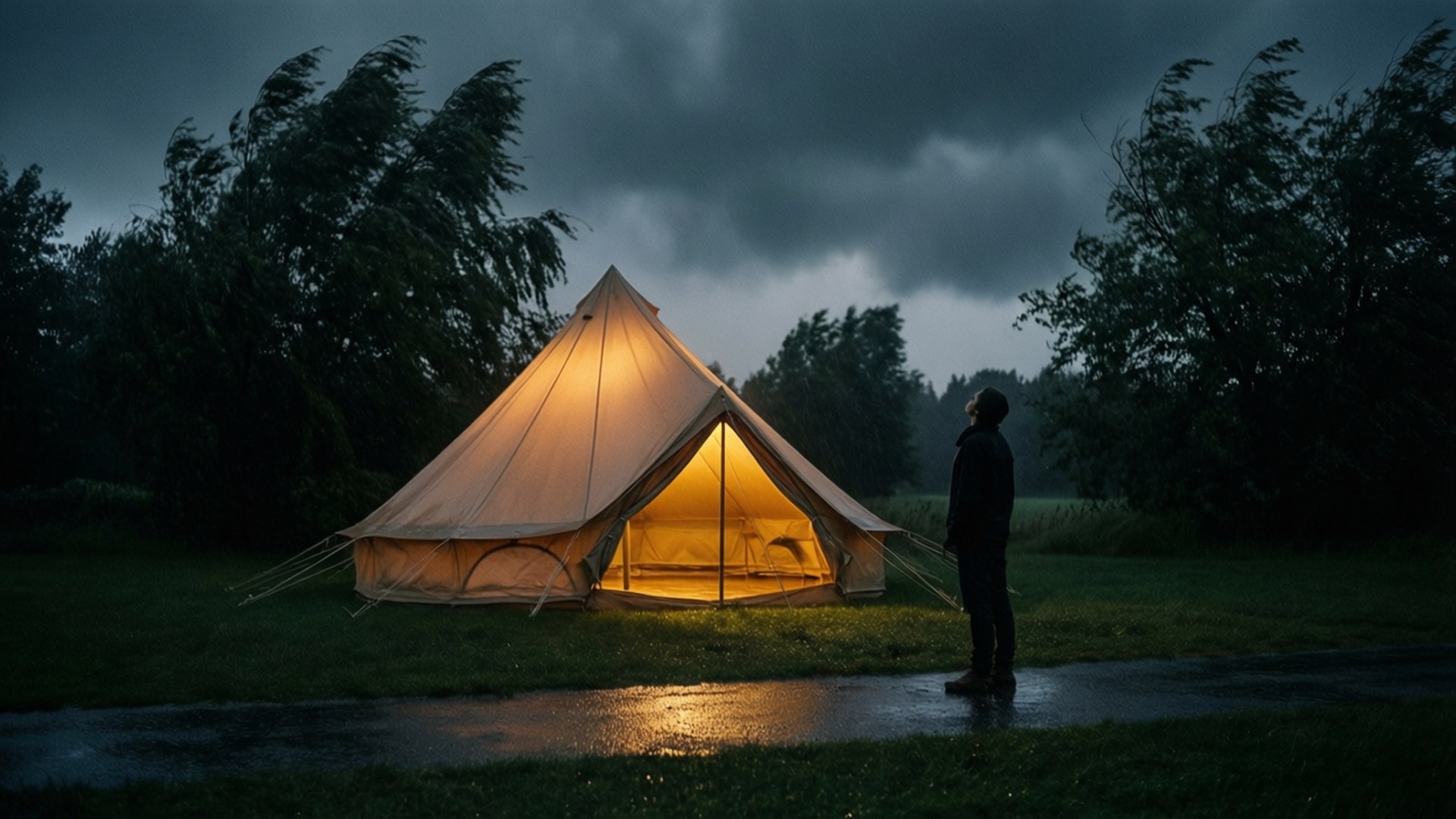 Solace in the Storm by Wallpapers.art Studio