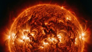 Solar Flare Close-Up