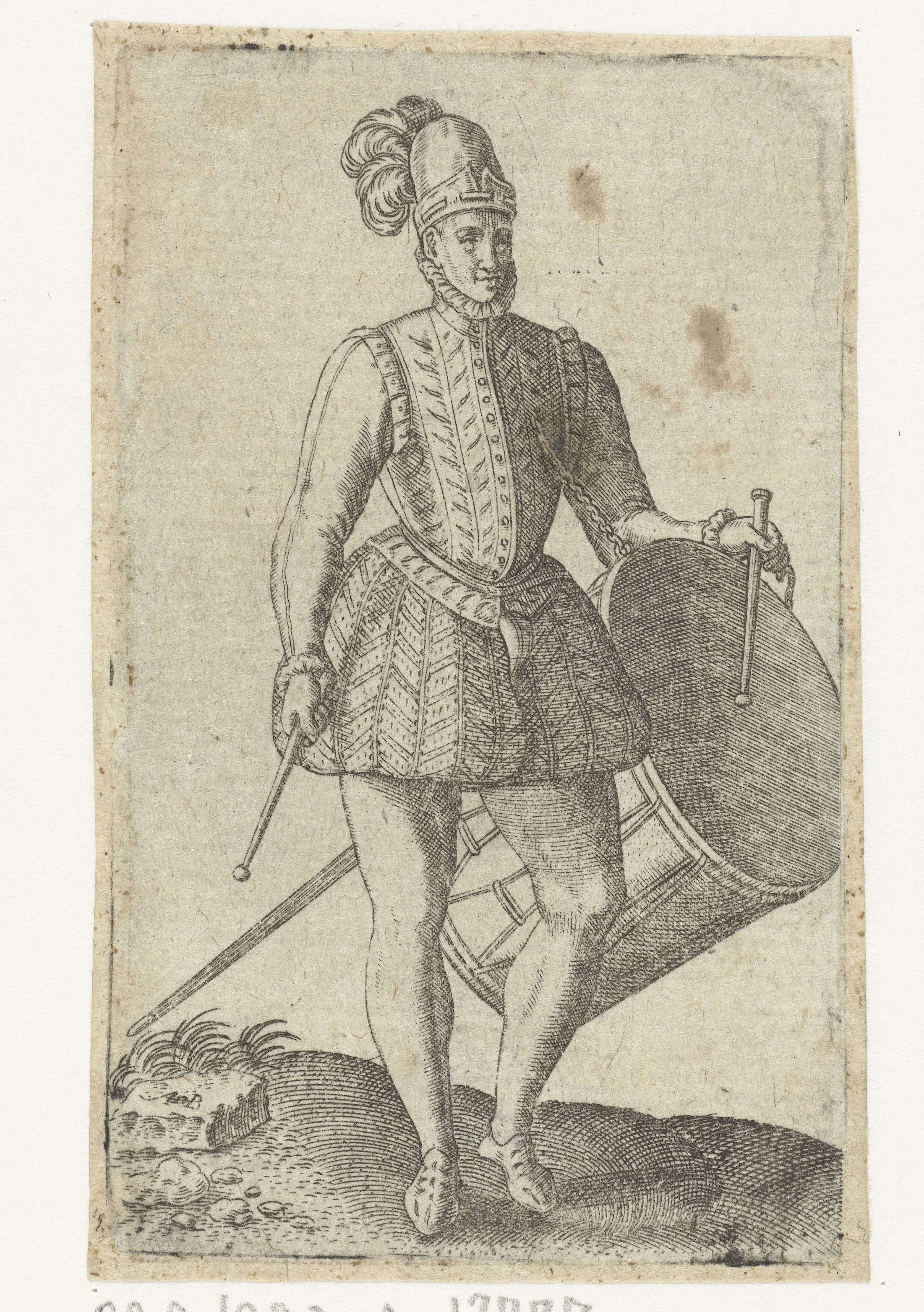 Soldaat-tamboer by Abraham de Bruyn