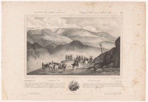 Soldaten aan de vooravond van de Slag bij Montenotte en portret van Amédée Emmanuel François Laharpe