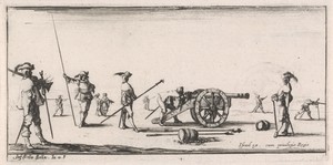Soldaten bezig met oefeningen