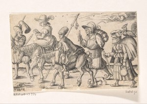 Soldaten en marketentsters