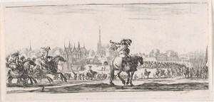 Soldaten enteren de stad Arras