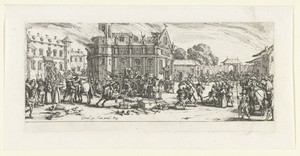 Soldaten plunderen een klooster