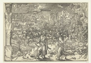 Soldaten rond een kampvuur