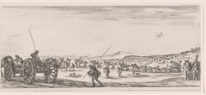 Soldaten verplaatsen kanonnen