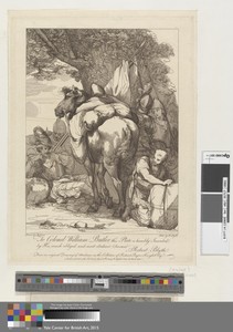 Soldiers with Pack-Horse (Laid down on same sheet as B1977.14.12070)