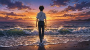 Solitary Beach Walk