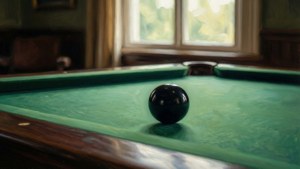 Solitary Black Ball