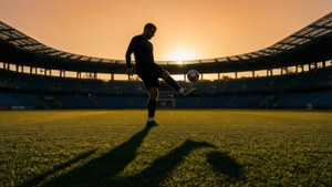 Solitary Free Kick Practice