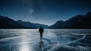 Solitary Frost Walk