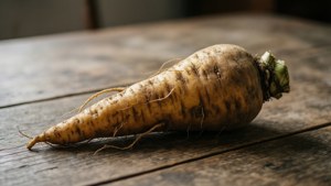 Solitary Parsnip Still Life