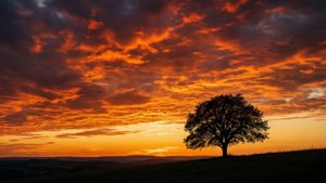 Solitary Sunset