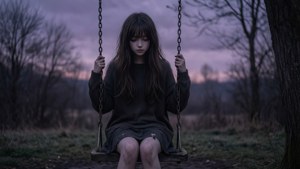 Solitary Swing at Dusk
