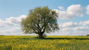 Solitary Tree Field