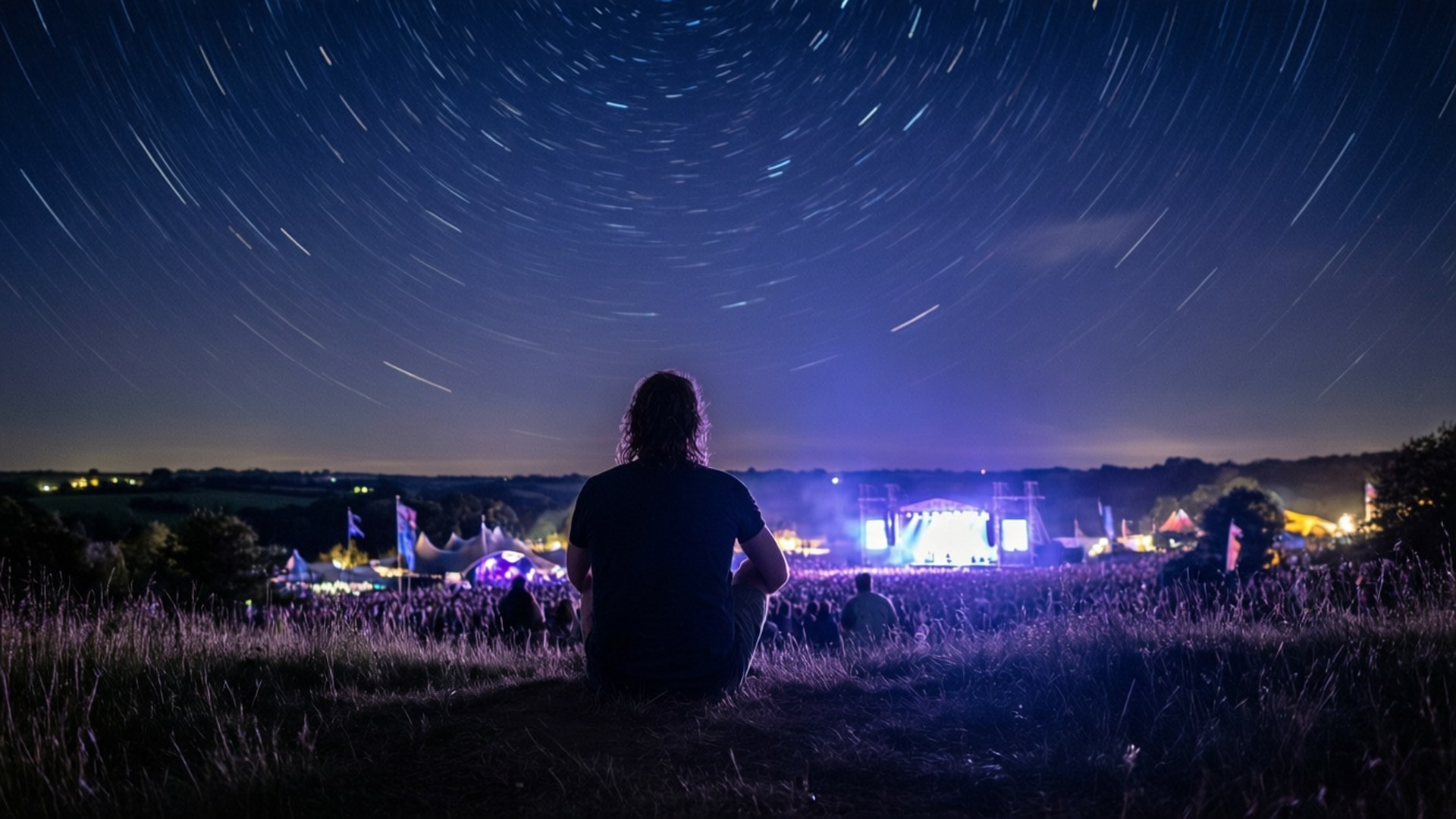 Solitude Above the Festival by Wallpapers.art Studio