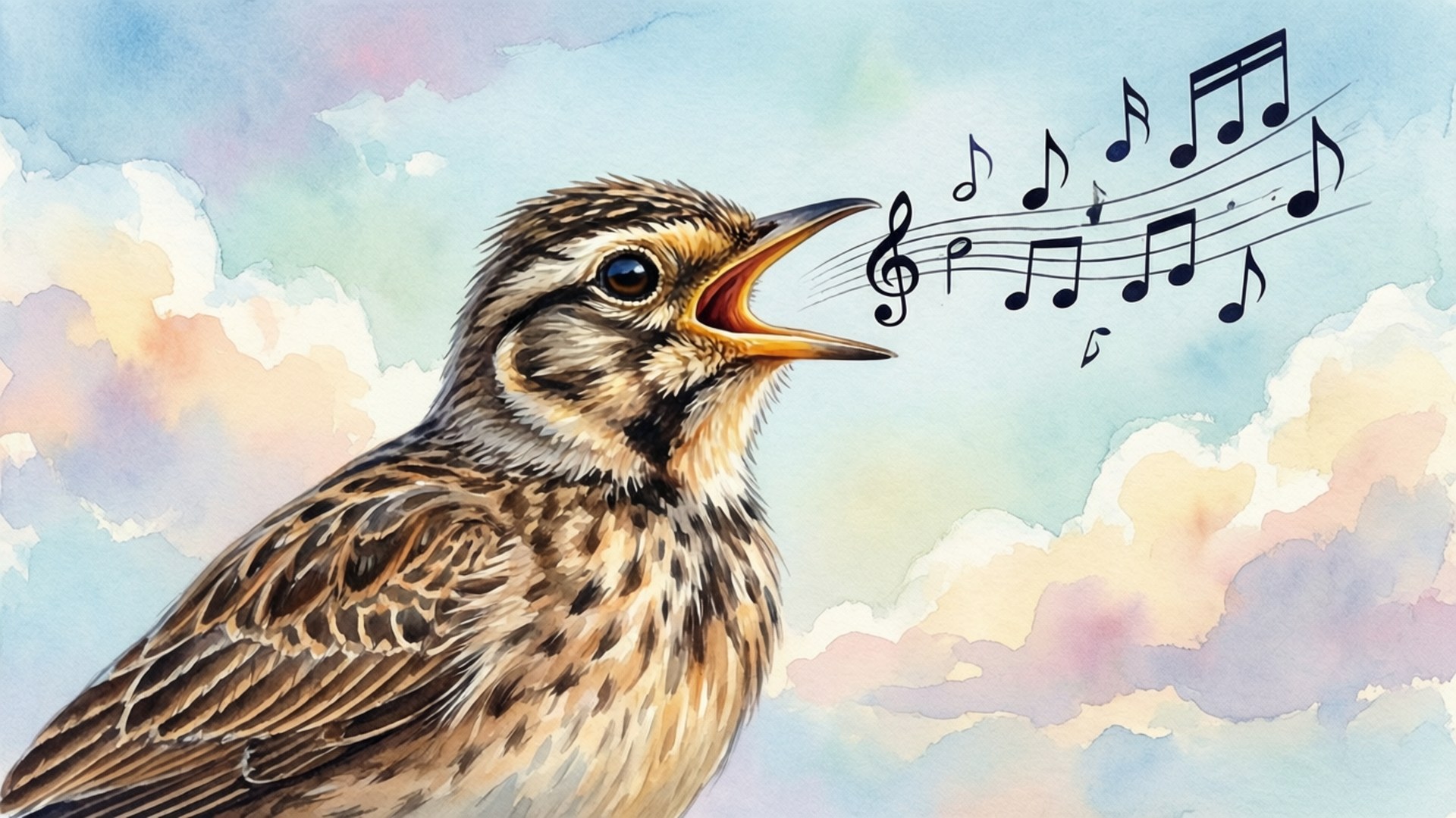 Song of the Skylark by Wallpapers.art Studio