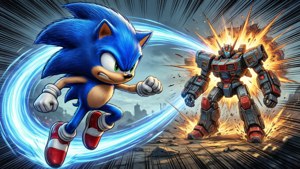 Sonic Homing Attack Action
