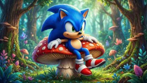 Sonic in Fantasy Forest