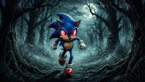 Sonic in the Haunted Woods