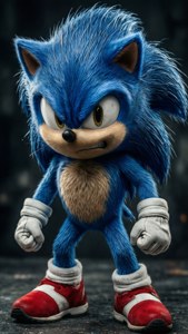 Sonic Intense Portrait