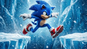 Sonic Leap Between Ice