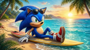 Sonic's Beach Day