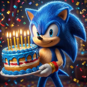 Sonic's Birthday Cake