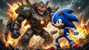 Sonic vs Dr. Eggman Battle